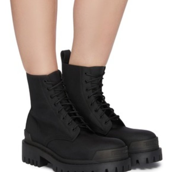 balenciaga combat boots
